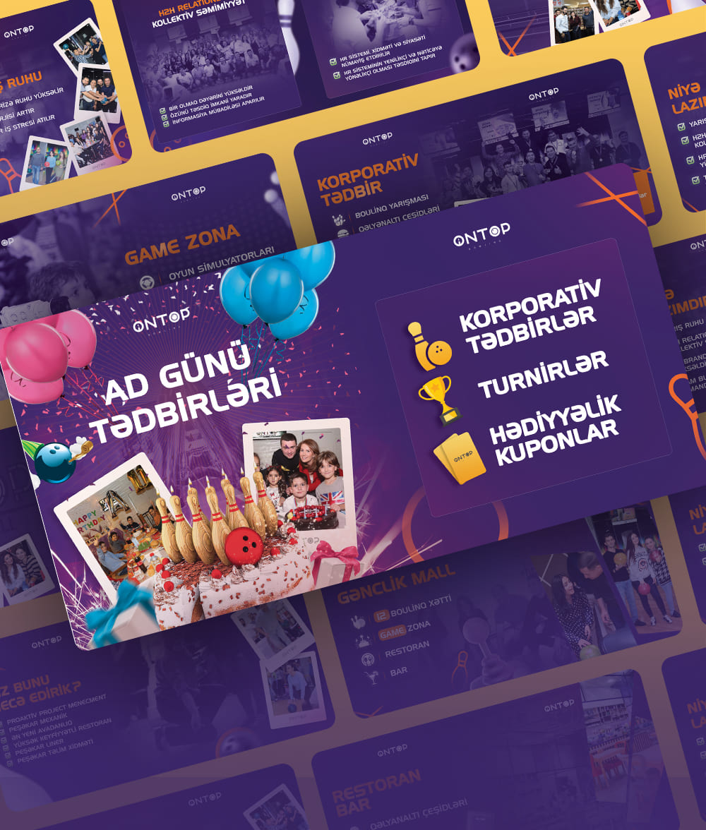 Ontop Bowling — Corporate Presentation Design